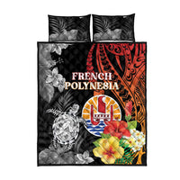French Polynesia Bastille Day Quilt Bed Set Tropical Turtle Hibiscus Polynesian Pattern LT05 - Polynesian Pride