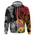 French Polynesia Bastille Day Zip Hoodie Tropical Turtle Hibiscus Polynesian Pattern