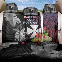 Wallis and Futuna Bastille Day Back Car Seat Cover Tropical Turtle Hibiscus Polynesian Pattern LT05 One Size Black - Polynesian Pride