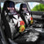 Wallis and Futuna Bastille Day Car Seat Cover Tropical Turtle Hibiscus Polynesian Pattern