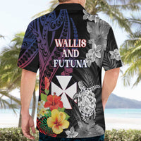 Wallis and Futuna Bastille Day Hawaiian Shirt Tropical Turtle Hibiscus Polynesian Pattern LT05 - Polynesian Pride