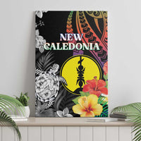 New Caledonia Bastille Day Canvas Wall Art Tropical Turtle Hibiscus Polynesian Pattern LT05 - Polynesian Pride