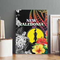 New Caledonia Bastille Day Canvas Wall Art Tropical Turtle Hibiscus Polynesian Pattern LT05 - Polynesian Pride