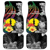 New Caledonia Bastille Day Car Mats Tropical Turtle Hibiscus Polynesian Pattern LT05 - Polynesian Pride