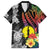 New Caledonia Bastille Day Family Matching Tank Maxi Dress and Hawaiian Shirt Tropical Turtle Hibiscus Polynesian Pattern