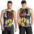 New Caledonia Bastille Day Men Tank Top Tropical Turtle Hibiscus Polynesian Pattern