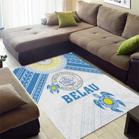 Palau Constitution Day Area Rug Polynesian Turtle LT05 - Polynesian Pride