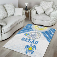 Palau Constitution Day Area Rug Polynesian Turtle LT05 - Polynesian Pride