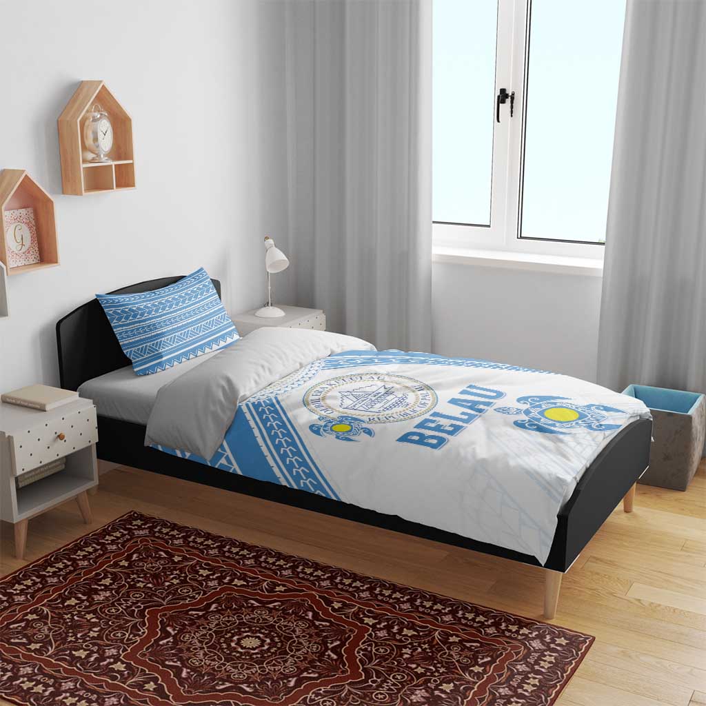 Palau Constitution Day Bedding Set Polynesian Turtle LT05 - Polynesian Pride