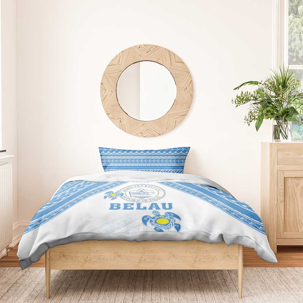Palau Constitution Day Bedding Set Polynesian Turtle LT05 - Polynesian Pride