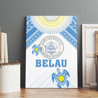 Palau Constitution Day Canvas Wall Art Polynesian Turtle LT05 - Polynesian Pride