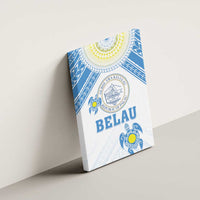 Palau Constitution Day Canvas Wall Art Polynesian Turtle LT05 - Polynesian Pride
