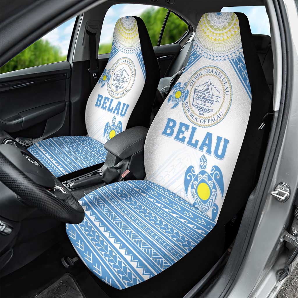 Palau Constitution Day Car Seat Cover Polynesian Turtle LT05 - Polynesian Pride