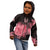 Breast Cancer Kid Hoodie Survivor Polynesian Ribbon Butterfly LT05 - Polynesian Pride