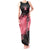 Breast Cancer Tank Maxi Dress Survivor Polynesian Ribbon Butterfly LT05 Women Pink - Polynesian Pride