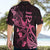 Breast Cancer Awareness Hawaiian Shirt Ribbon Polynesian Pattern Black Version LT05 - Polynesian Pride