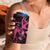 Personalised Breast Cancer Awareness 4 in 1 Can Cooler Tumbler Ribbon Polynesian Pattern Black Version