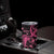 Personalised Breast Cancer Awareness Tumbler Cup Ribbon Polynesian Pattern Black Version