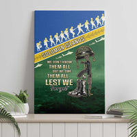 Solomon Islands Remembrance Day Canvas Wall Art Lest We Forget LT05 - Polynesian Pride