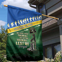 Solomon Islands Remembrance Day Garden Flag Lest We Forget LT05 - Polynesian Pride