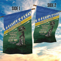 Solomon Islands Remembrance Day Garden Flag Lest We Forget LT05 - Polynesian Pride