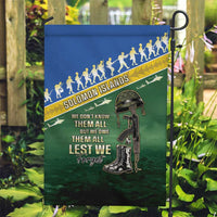 Solomon Islands Remembrance Day Garden Flag Lest We Forget LT05 Garden Flag Green - Polynesian Pride