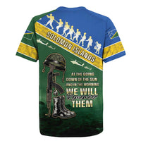 Solomon Islands Remembrance Day Rugby Jersey Lest We Forget LT05 - Polynesian Pride