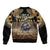 Polynesia Veterans Day Bomber Jacket Thank You Veterans Polynesian Pattern