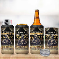 Polynesia Veterans Day 4 in 1 Can Cooler Tumbler Thank You Veterans Polynesian Pattern LT05 - Polynesian Pride