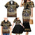 Polynesia Veterans Day Family Matching Mermaid Dress and Hawaiian Shirt Thank You Veterans Polynesian Pattern