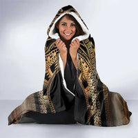 Polynesia Veterans Day Hooded Blanket Thank You Veterans Polynesian Pattern LT05 - Polynesian Pride