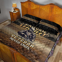 Polynesia Veterans Day Quilt Bed Set Thank You Veterans Polynesian Pattern LT05 - Polynesian Pride