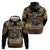 Polynesia Veterans Day Zip Hoodie Thank You Veterans Polynesian Pattern