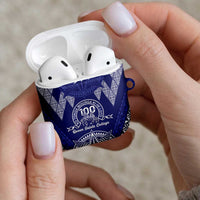 Queen Salote College Centenary AirPods Case Tongan Kupesi Pattern LT05 - Polynesian Pride