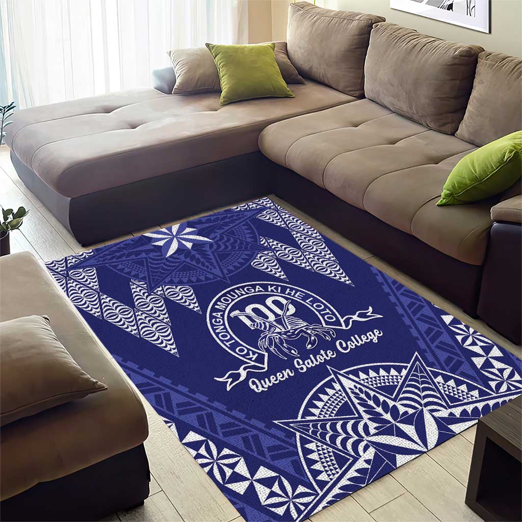 Queen Salote College Centenary Area Rug Tongan Kupesi Pattern LT05 - Polynesian Pride