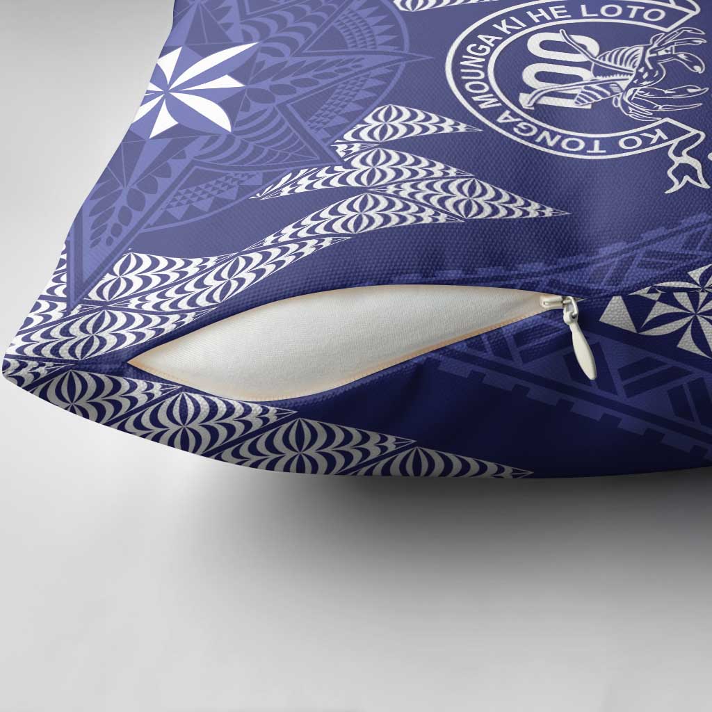 Queen Salote College Centenary Pillow Cover Tongan Kupesi Pattern LT05 - Polynesian Pride