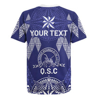 Personalised Queen Salote College Centenary Rugby Jersey Tongan Kupesi Pattern LT05 - Polynesian Pride