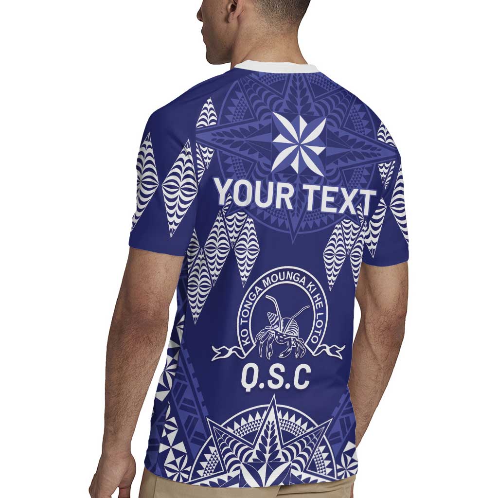 Personalised Queen Salote College Centenary Rugby Jersey Tongan Kupesi Pattern LT05 - Polynesian Pride