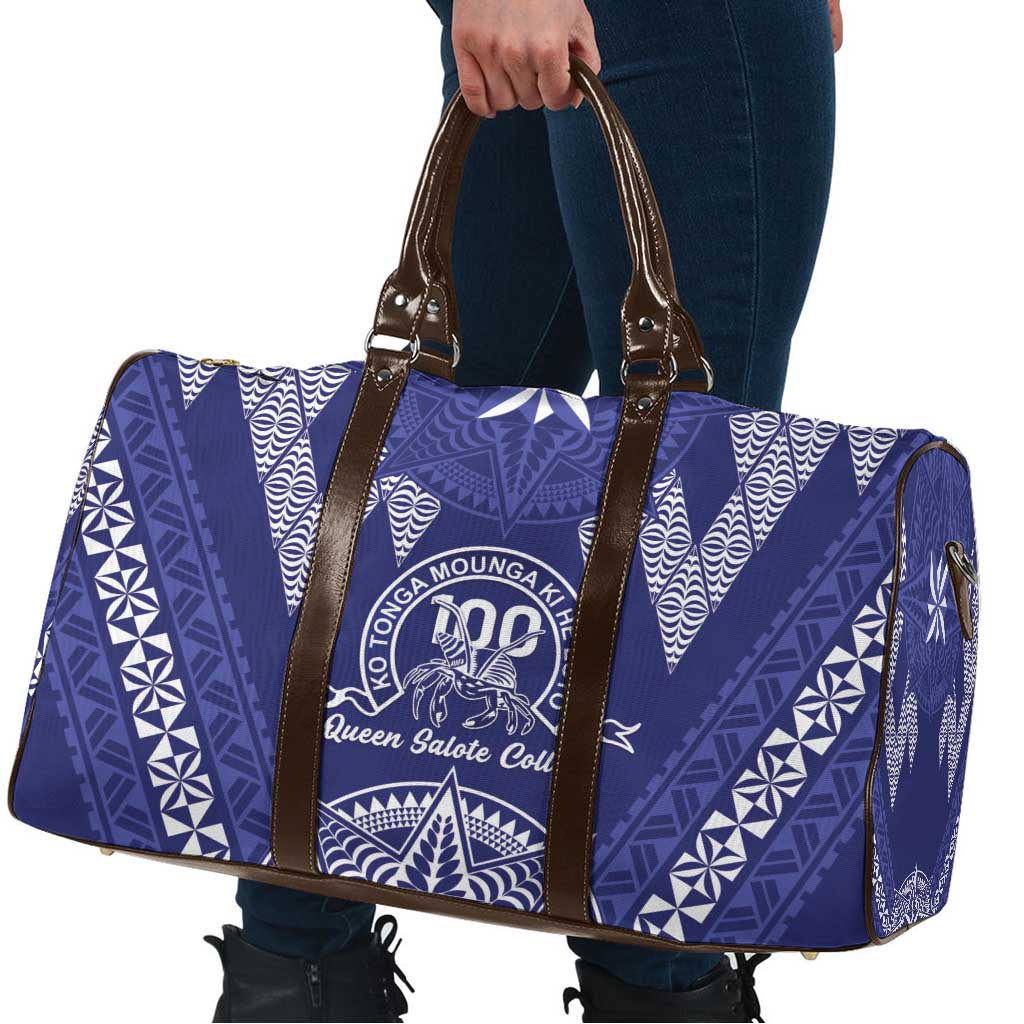 Queen Salote College Centenary Travel Bag Tongan Kupesi Pattern LT05 - Polynesian Pride