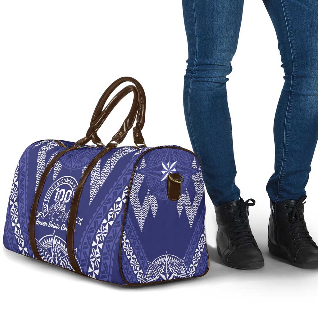 Queen Salote College Centenary Travel Bag Tongan Kupesi Pattern LT05 - Polynesian Pride
