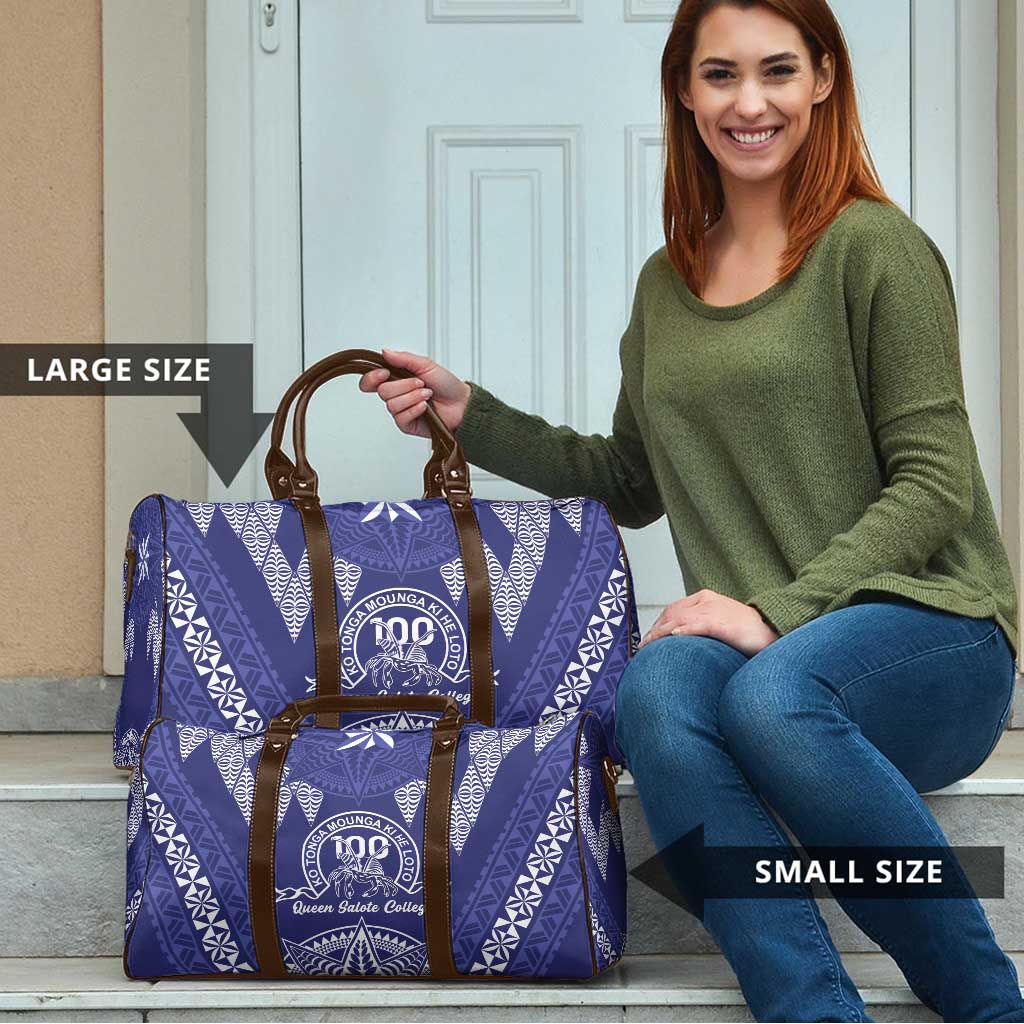 Queen Salote College Centenary Travel Bag Tongan Kupesi Pattern LT05 - Polynesian Pride