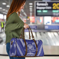 Queen Salote College Centenary Travel Bag Tongan Kupesi Pattern LT05 - Polynesian Pride