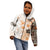 Fiji Kid Hoodie Masi Tapa Pattern Brown LT05 - Polynesian Pride