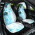 Fiji Car Seat Cover Masi Tapa Pattern Blue LT05 One Size Blue - Polynesian Pride