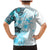 Fiji Family Matching Mermaid Dress and Hawaiian Shirt Masi Tapa Pattern Blue LT05 - Polynesian Pride