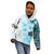 Fiji Kid Hoodie Masi Tapa Pattern Blue LT05 - Polynesian Pride