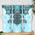 Fiji Skinny Tumbler Masi Tapa Pattern Blue