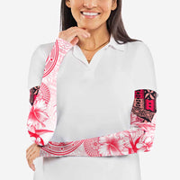 Fiji Arm Sleeves Masi Tapa Pattern Red LT05 - Polynesian Pride