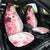 Fiji Car Seat Cover Masi Tapa Pattern Red LT05 One Size Red - Polynesian Pride