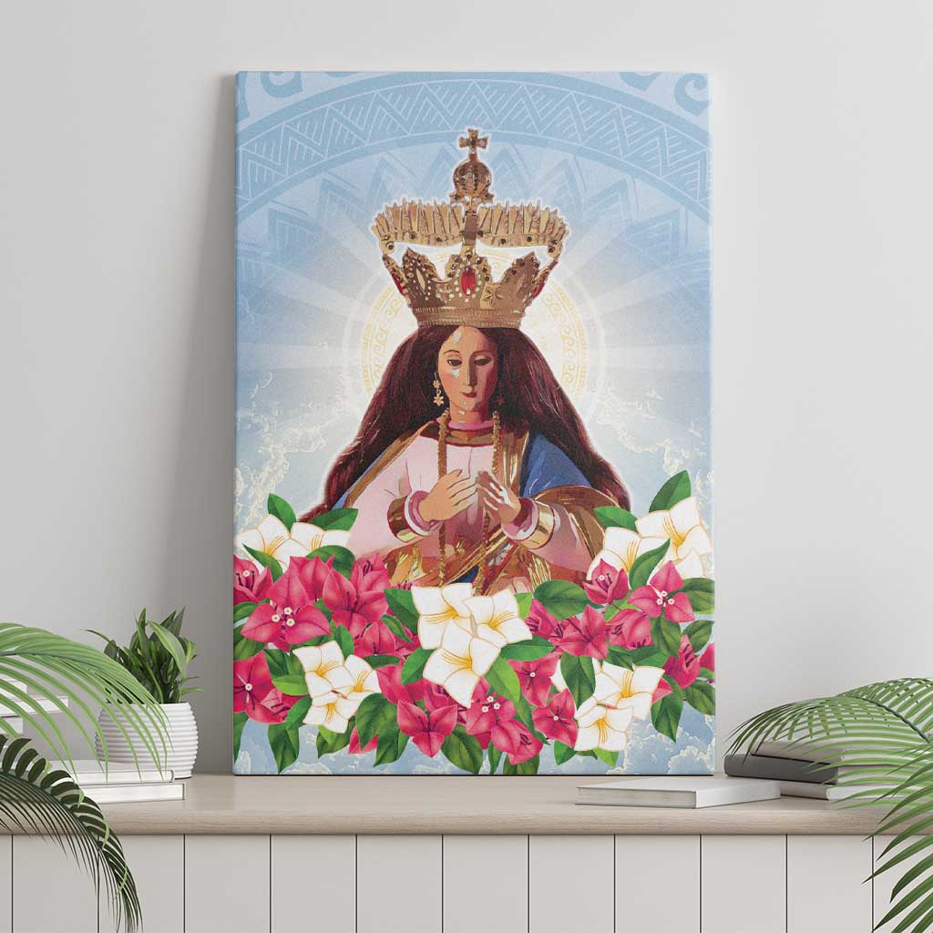 Guam Patroness Canvas Wall Art The Legend Santa Marian Kamalen LT05 - Polynesian Pride